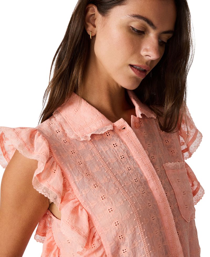 Women's Adeline Collared Neck Top