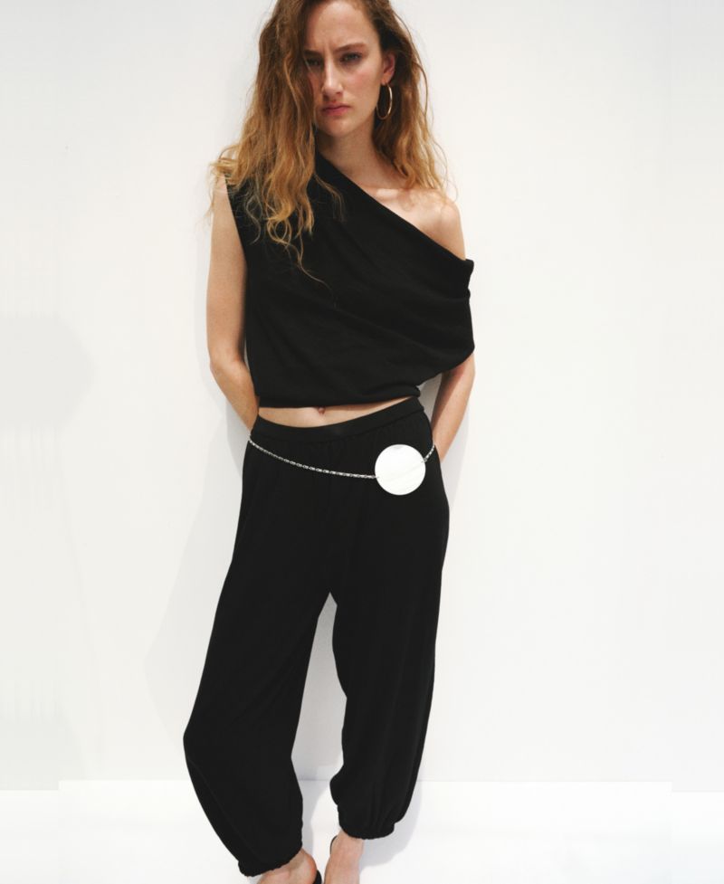 Women's Draped Neck Knitted Sweater