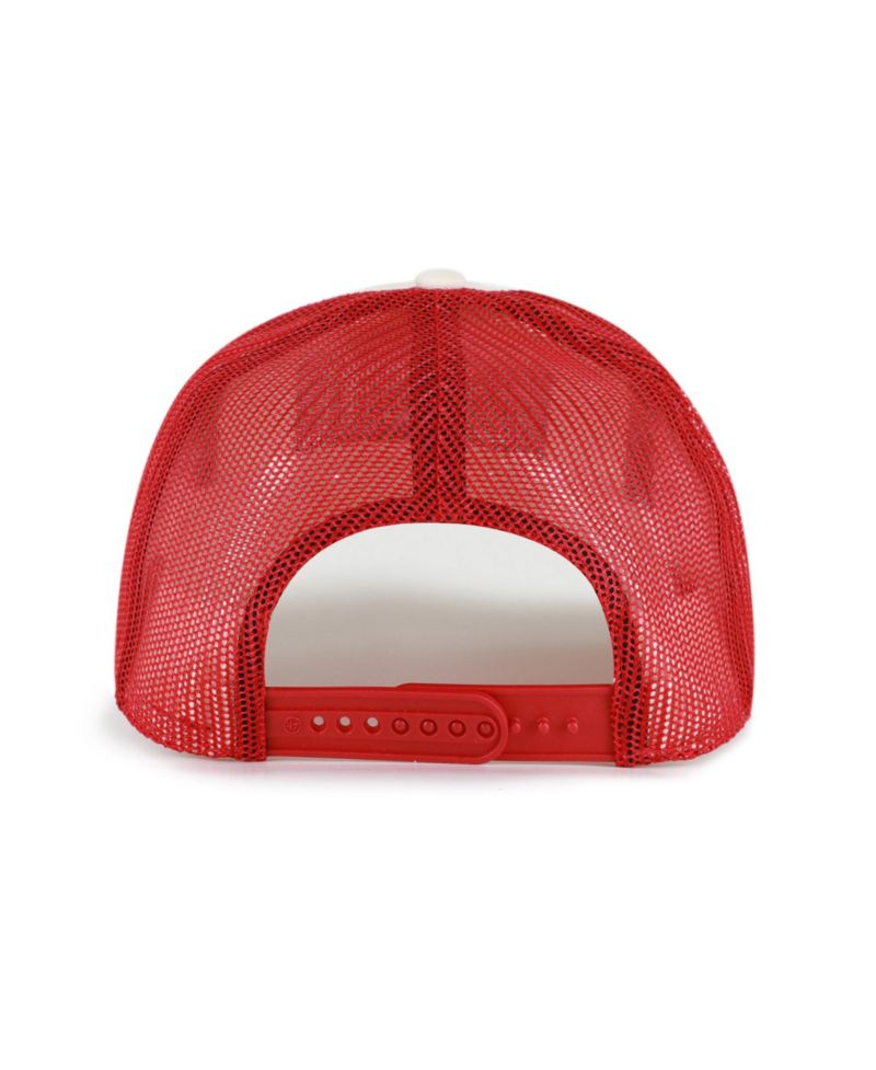 Men's Cream Nebraska Huskers Drawbridge Trucker Adjustable Hat