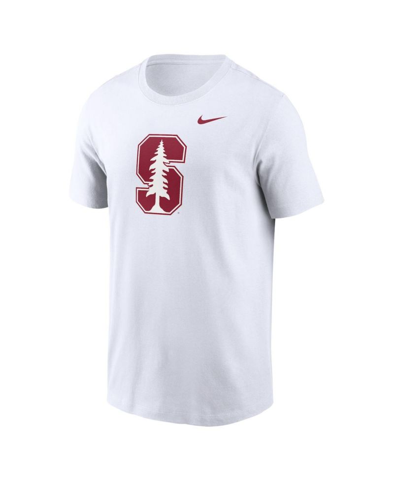 Men's White Stanford Cardinal Primetime Evergreen Logo T-Shirt