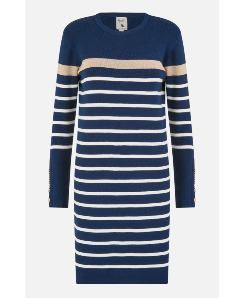 Women's Striped Knitted Dress