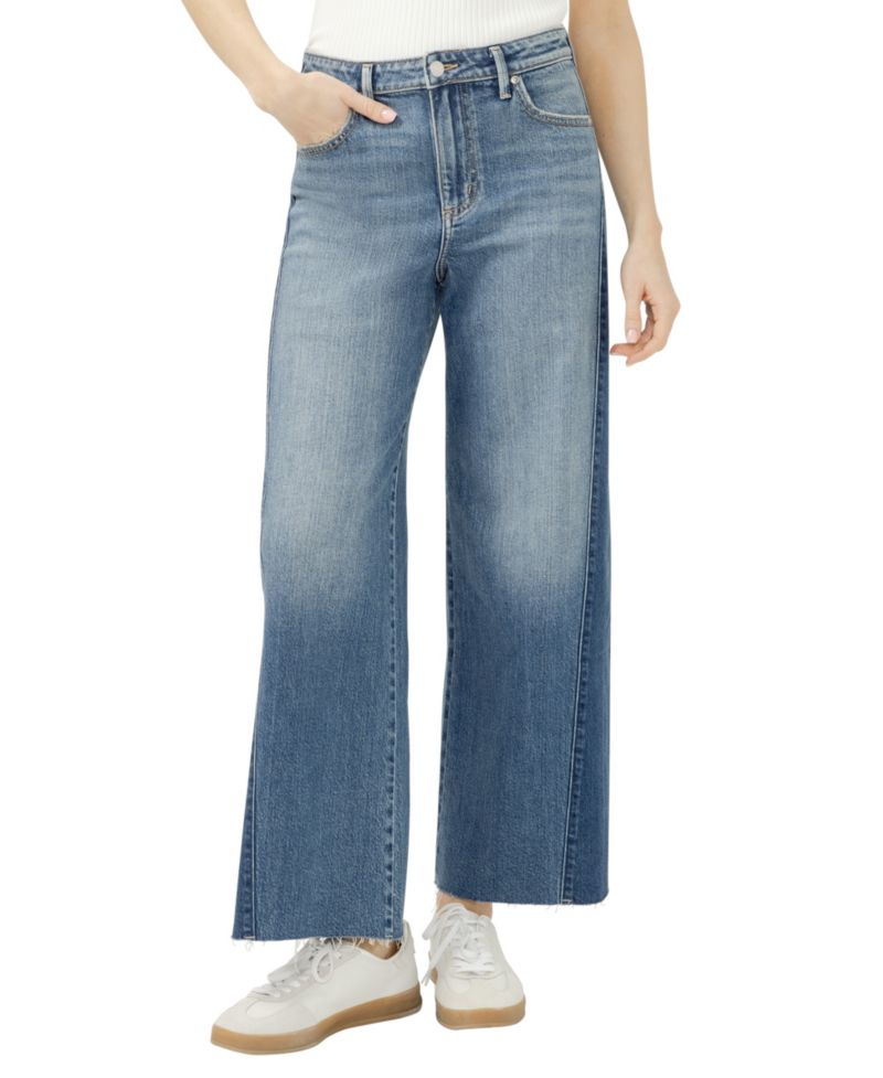 Women's Isbister High Rise Two-Tone Wide Leg Jeans