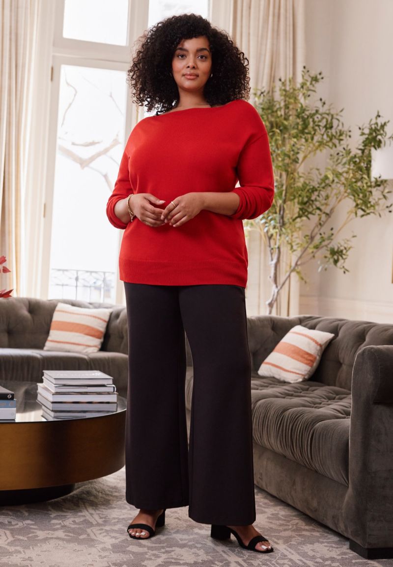 Women's Ponte Wide Leg Pant