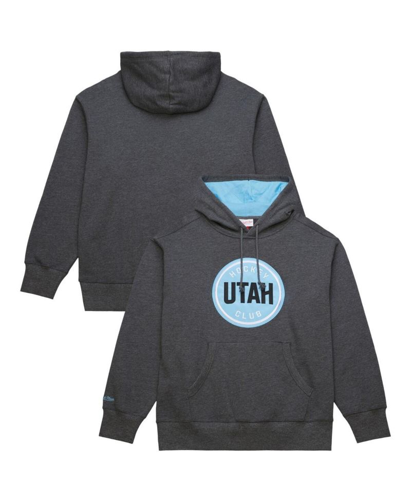Men's Anthracite Utah Hockey Club Playoff Pullover Hoodie