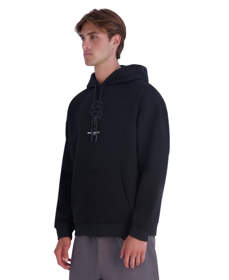 Men's Oversized Graphic Fleece Hoodie