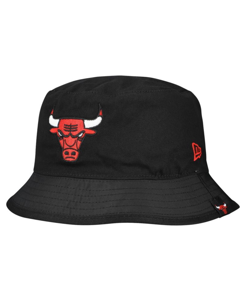 Men's White Chicago Bulls Team Cheer Reversible Bucket Hat