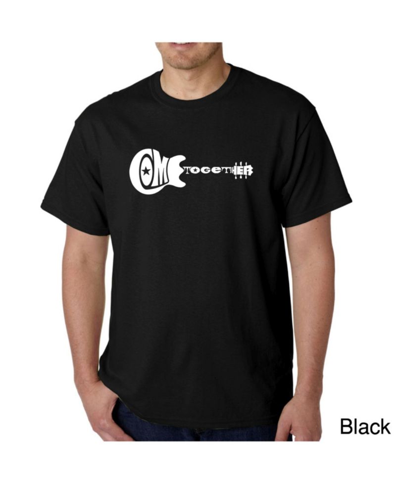Mens Word Art T-Shirt - Come Together