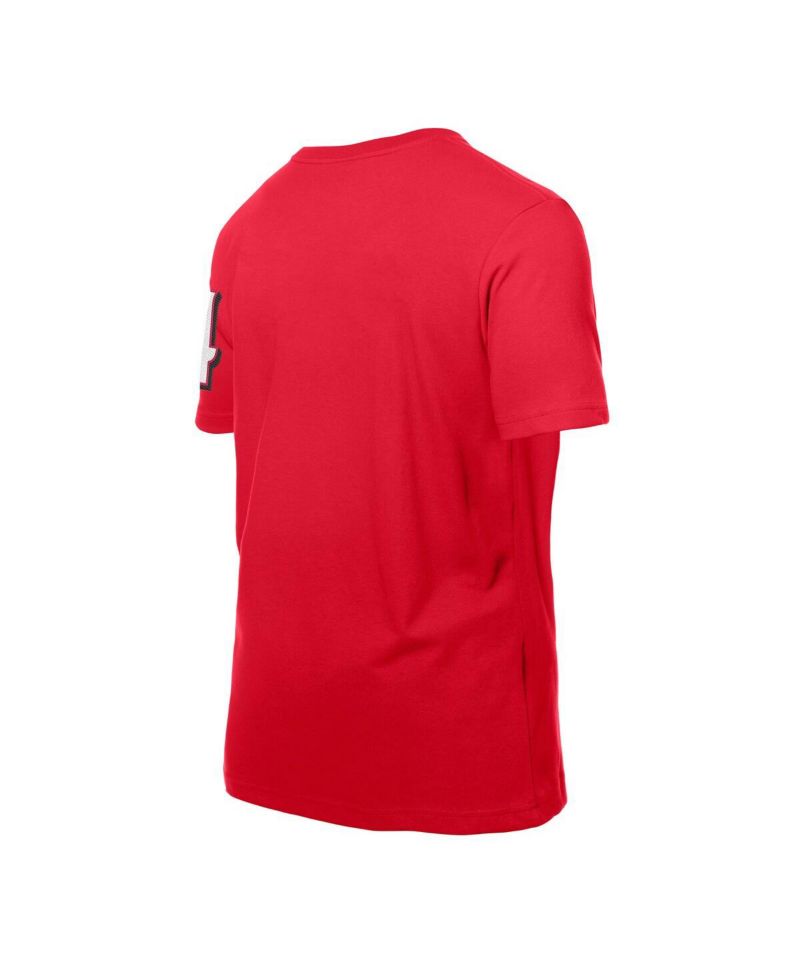 Men's Elly De La Cruz Red Cincinnati Reds Design Lab Name & Number T-Shirt