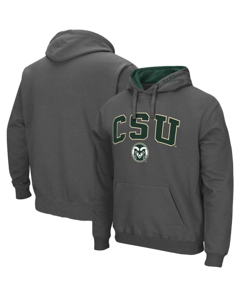 Men's Colorado State Rams Arch and Logo Pullover Hoodie