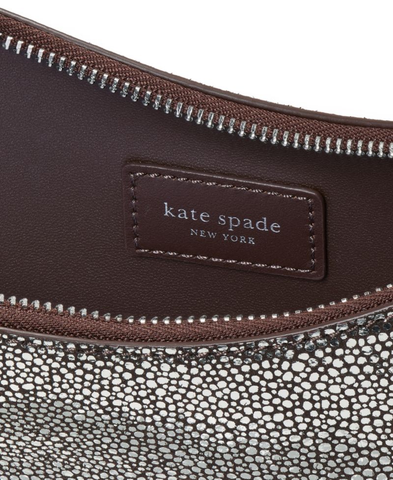 Metallic Dot Printed Small Shoulder Handbag