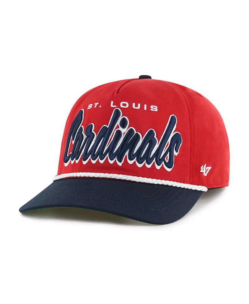 Men's Red St. Louis Cardinals Drop Shadow Rope Hitch Adjustable Hat
