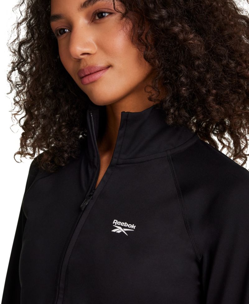 Women's Long-Sleeve Slim-Fit Zipper Jacket