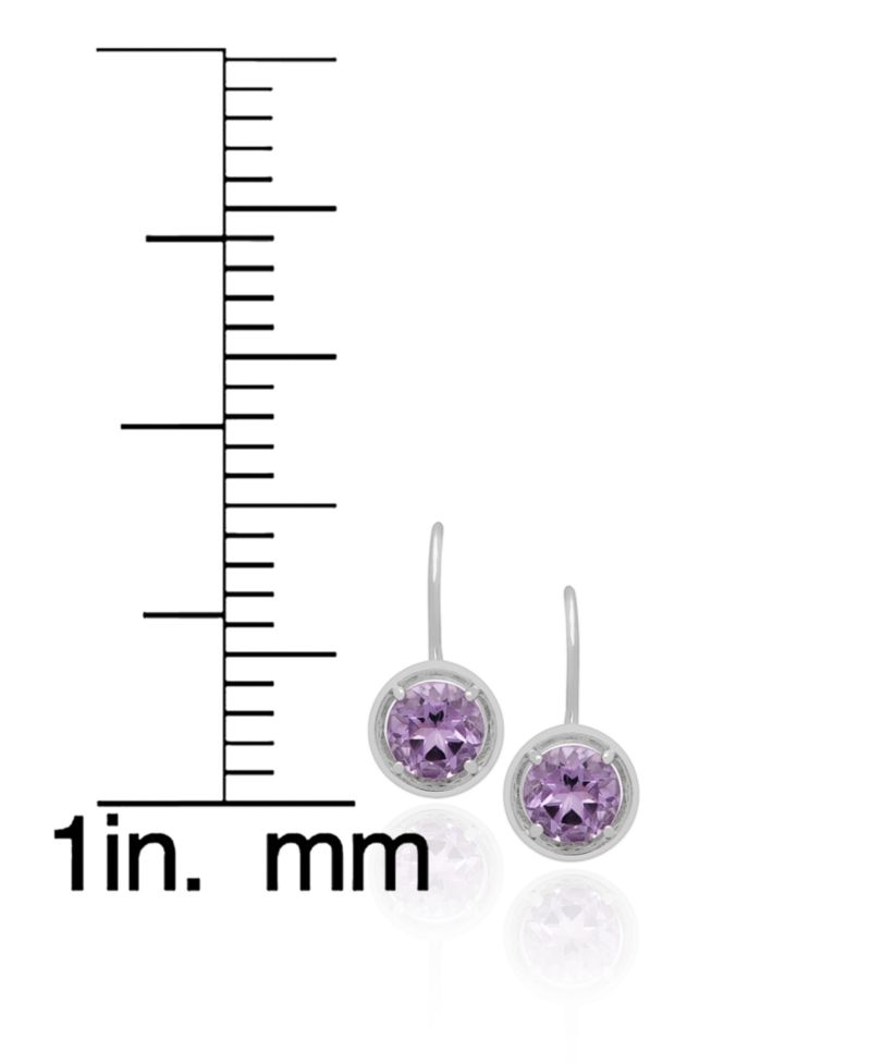 2-Pc. Amethyst Pendant Necklace & Earrings Set (3.90 ct. t.w.) in Sterling Silver