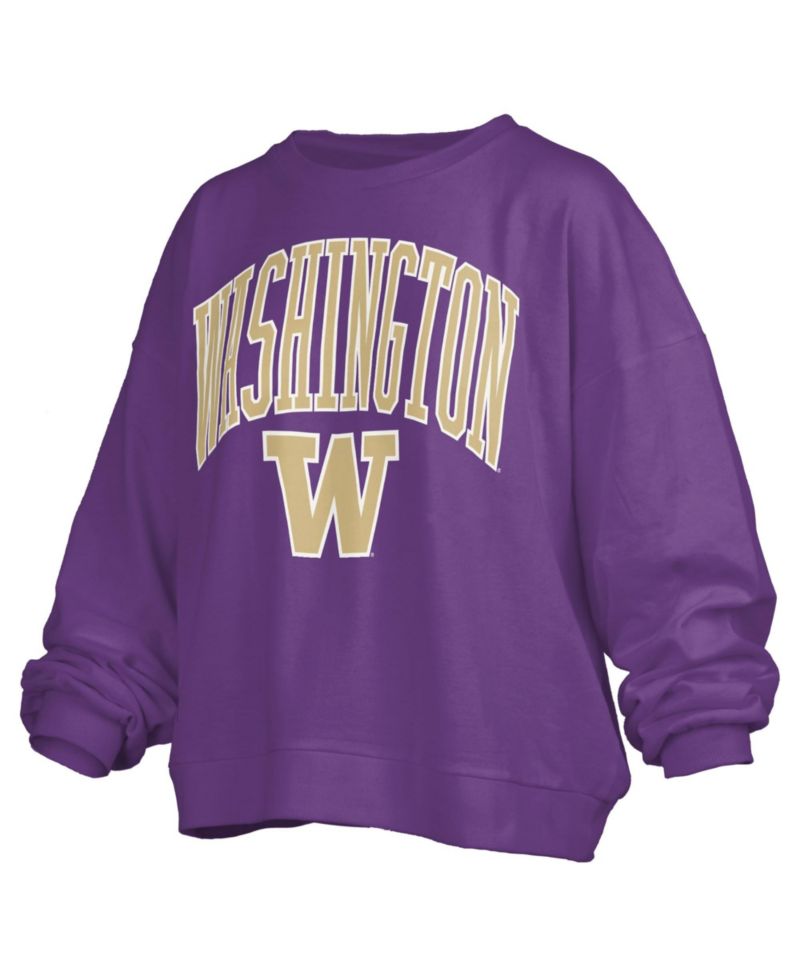 Women's Purple Washington Huskies Janise Fleece Sweatshirt