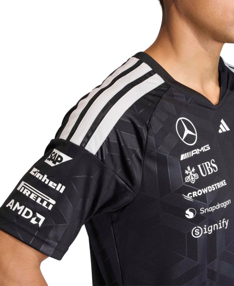 Men's Black Mercedes-AMG Petronas F1 Team 2026 Driver Authentic Jersey