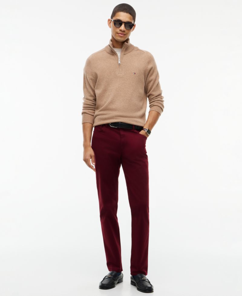 Men's Denton Straight-Fit Five-Pocket Stretch Twill Pants