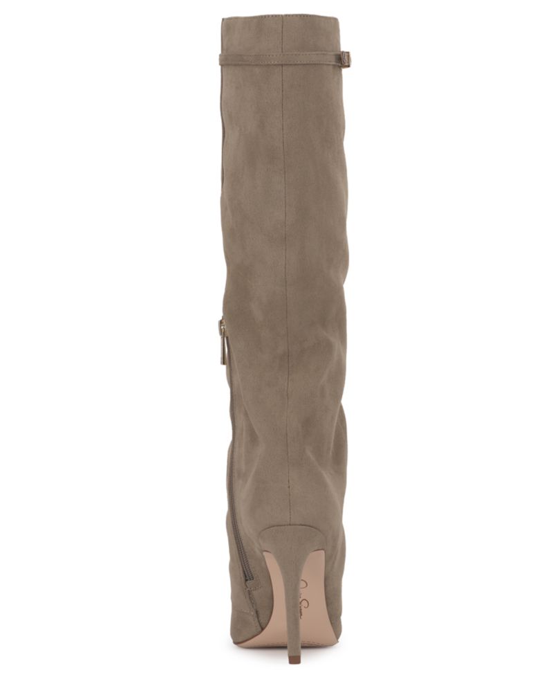 Women's Paeril Buckle Slouch Stiletto Boots, Regular & Wide Calf