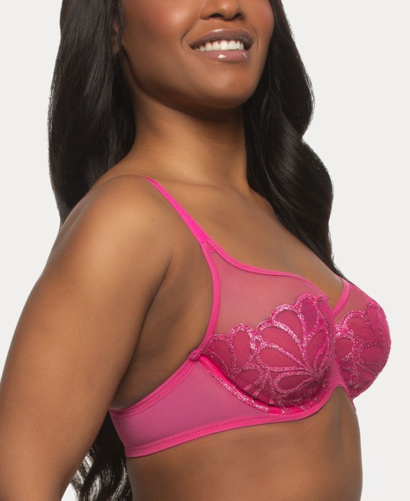 Women's Lotus Embroidered Unlined Bra