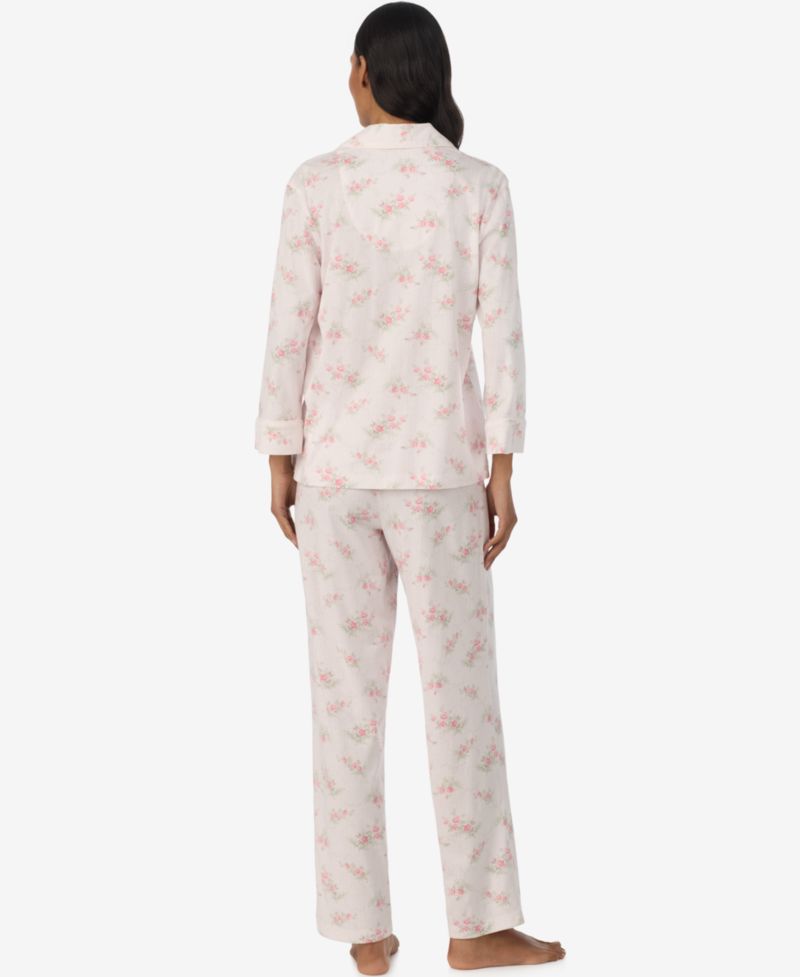 Women's Petite 3/4-Sleeve Pajama Set