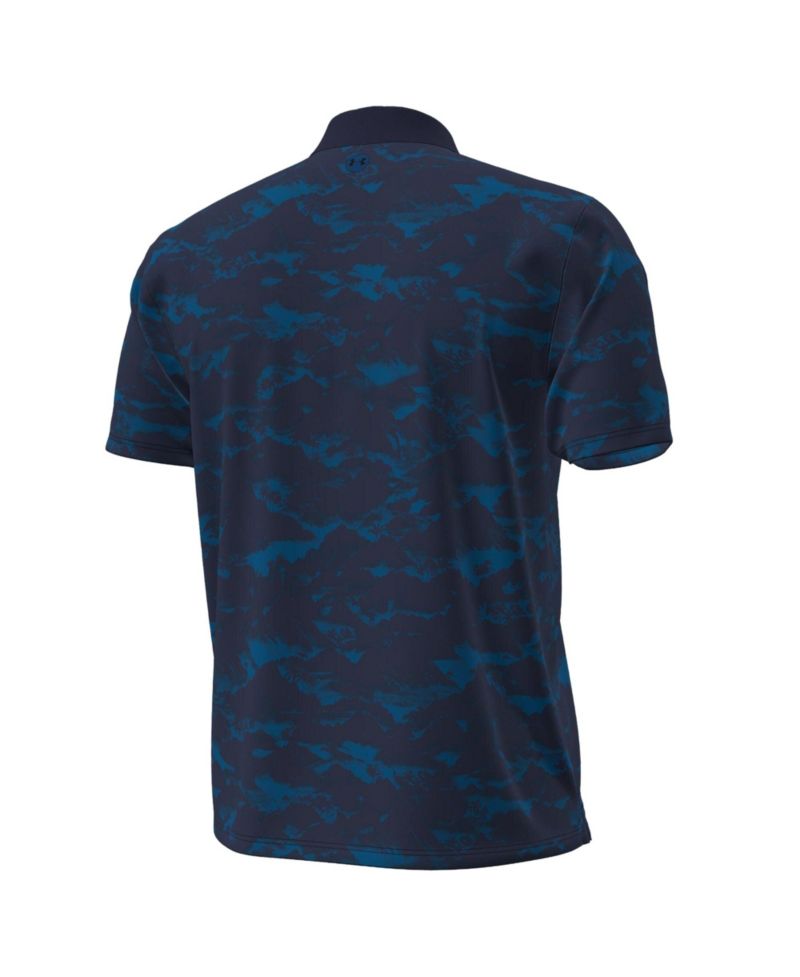 Men's Navy Notre Dame Fighting Irish ArmourDry Tropical Dusk Polo