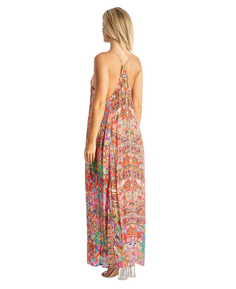 Women's Scoop neck t- back maxi dress