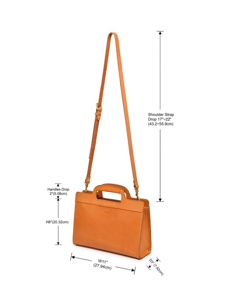 Women's Genuine Leather Sleek Creek Crossbody Bag
