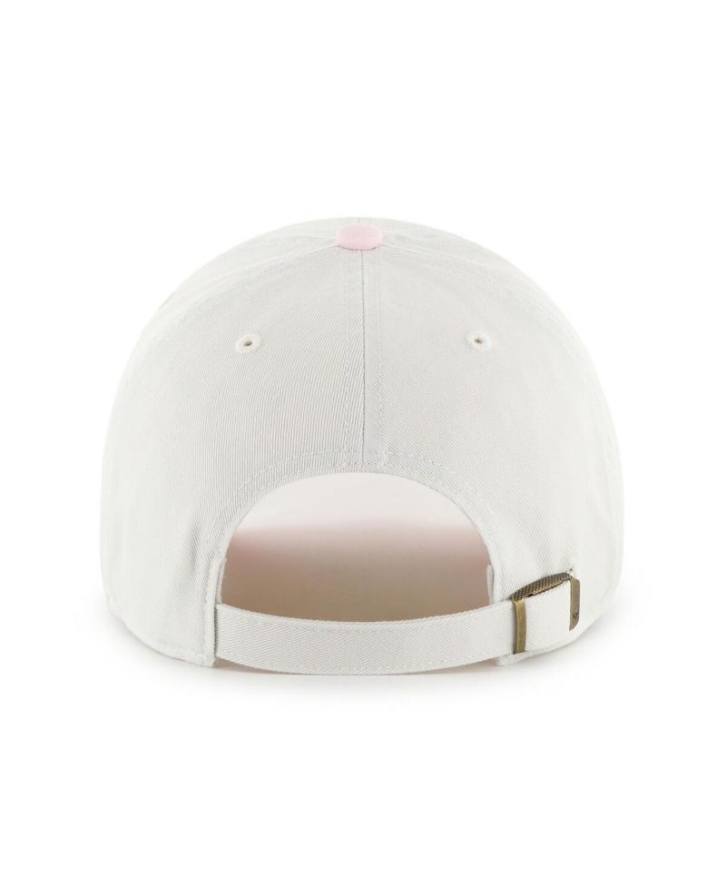 Women's White/Pink New York Mets Gelato Two-Tone Clean Up Adjustable Hat