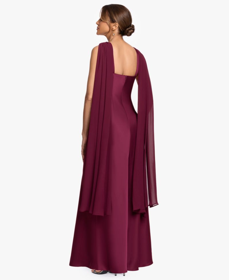 Women's Amelia Halter Long Crossneck Dress