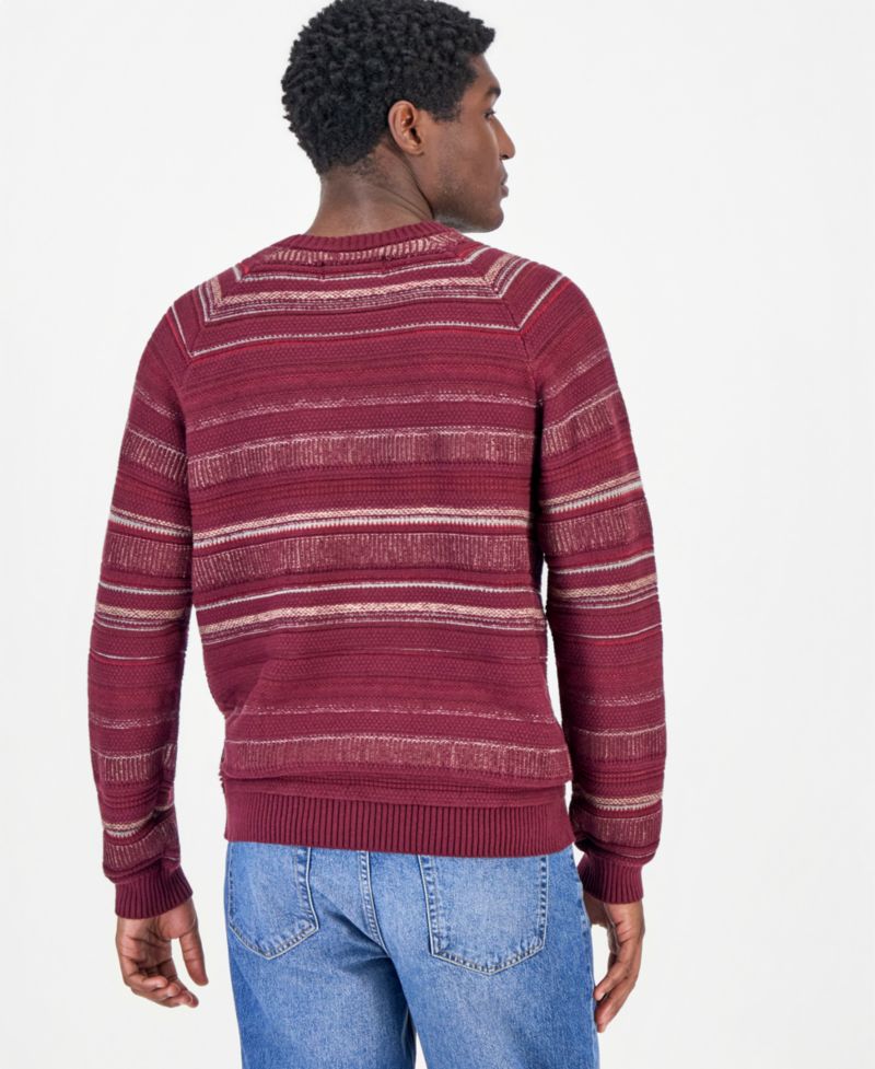 Men's Raglan-Seam Crewneck Sweater