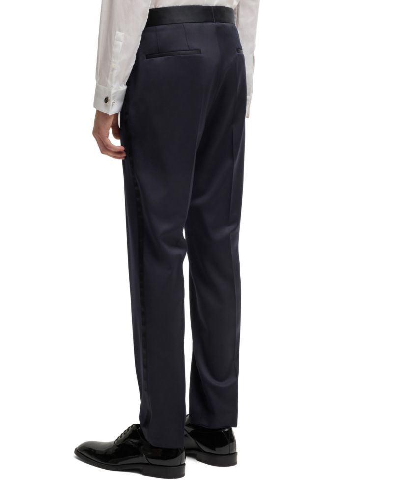 Men's Slim-Fit Tuxedo Trousers