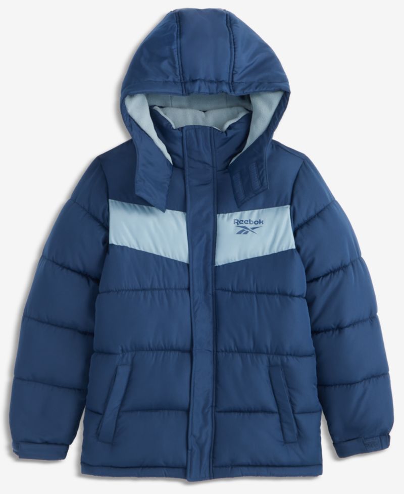 Boys' XS-XL Hooded Heavyweight Puffer Jacket