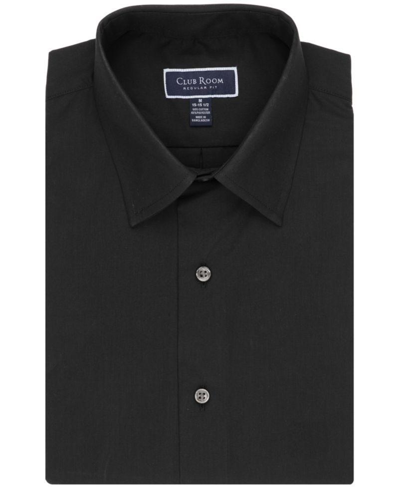 Men's Regular Fit Solid Dress Shirt