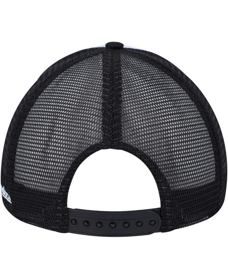 Men's and Women's White, Black Cobra Kai 84 Snapback Hat