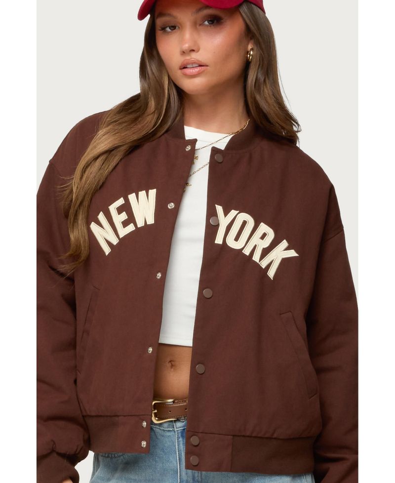 Women's Big Apple Oversized Bomber Jacket