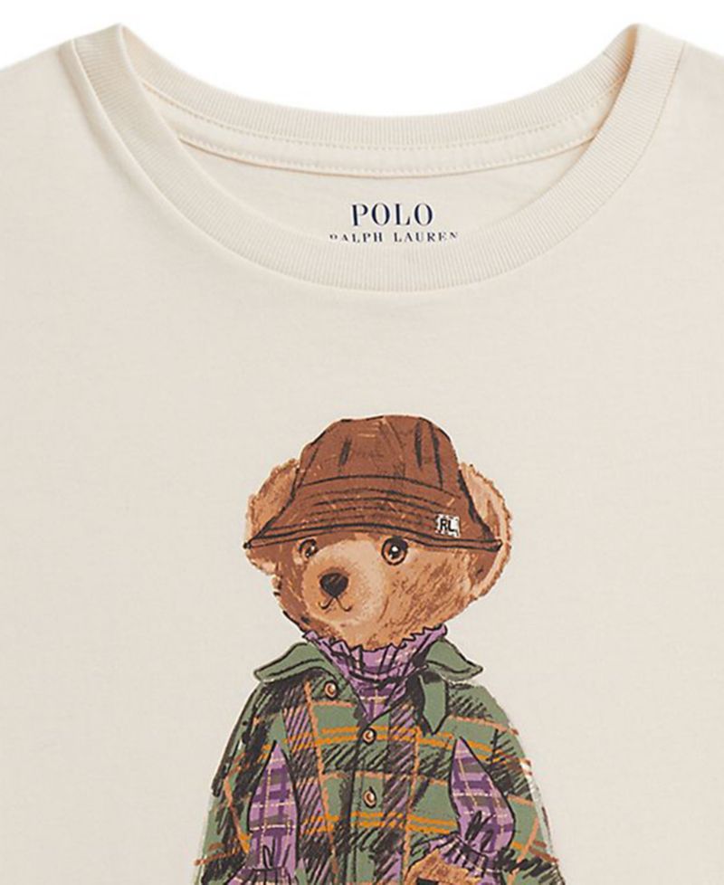 Girls' 7-16 Polo Bear Short-Sleeve T-Shirt