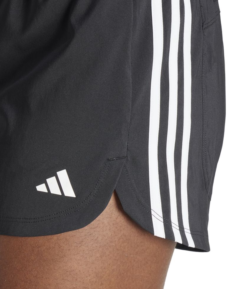 Women's Pacer Training 3-Stripes Woven High-Rise Shorts