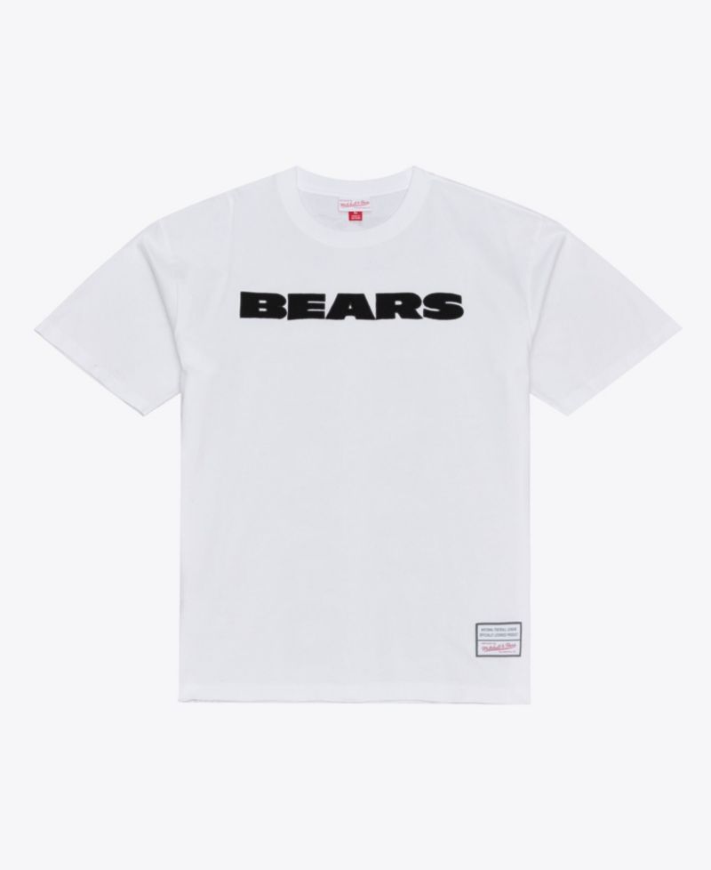 Men's White Chicago Bears Monochrome T-Shirt