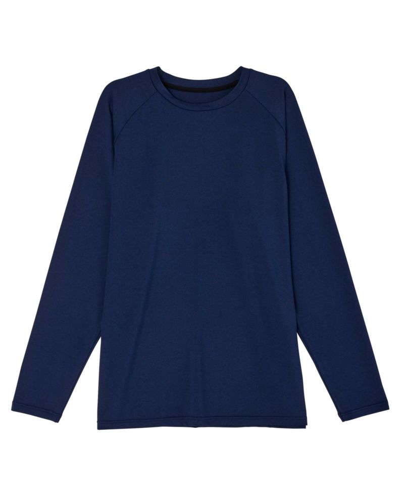 Men's Heritage Navy LS Outbound Tee
