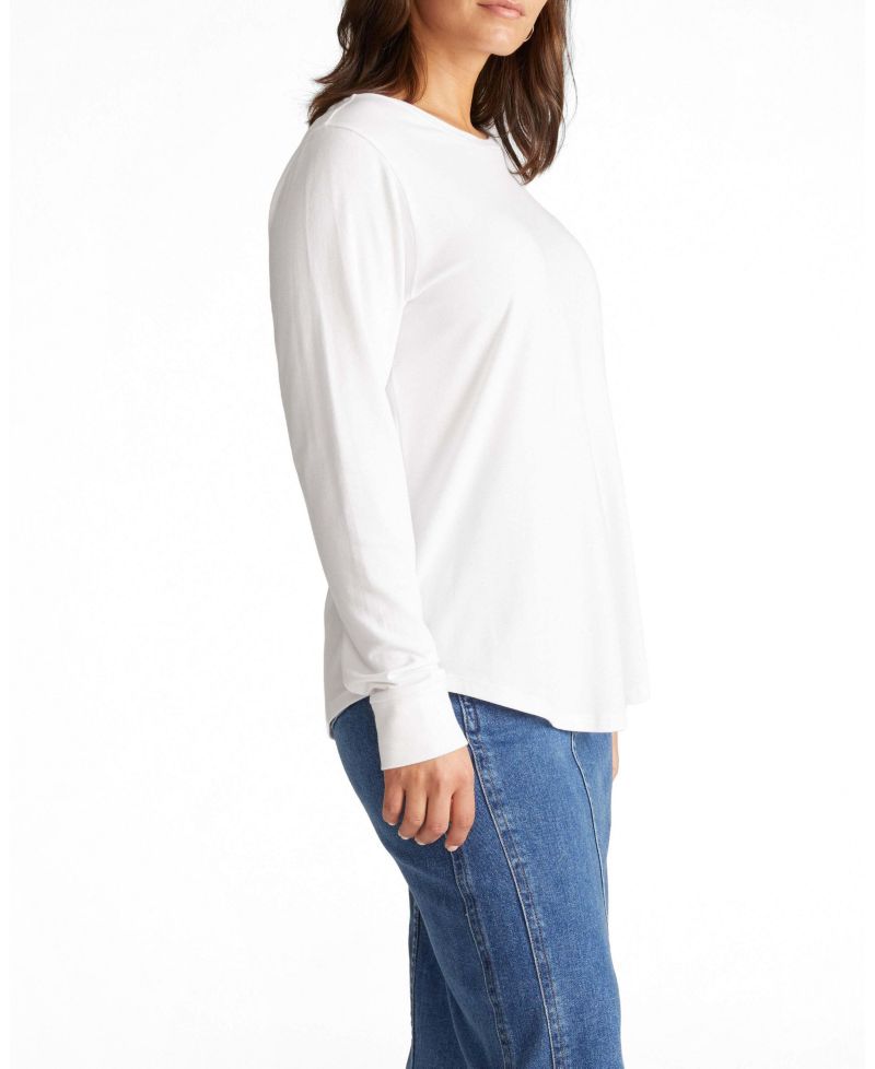 Plus Size Long Sleeve Women's Tee Rex