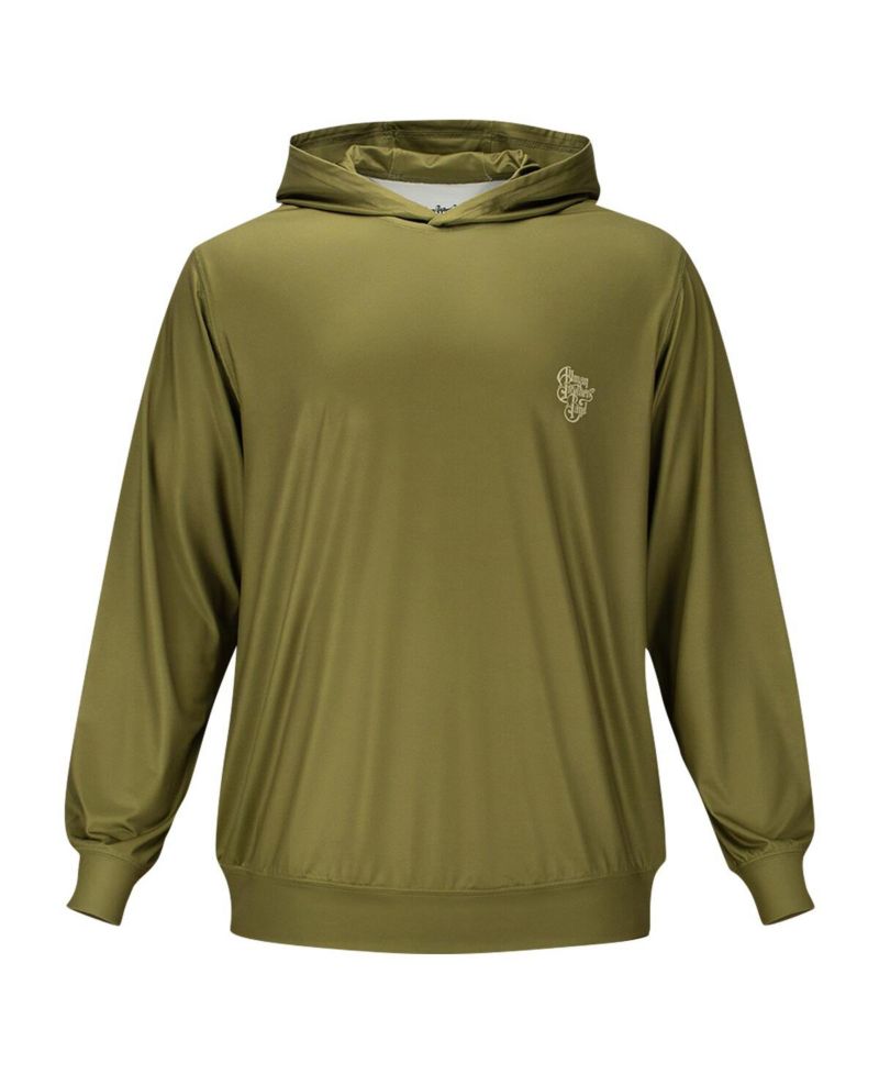 Men's and Women's Olive The Allman Brothers Band Peach Truck Pullover Hoodie