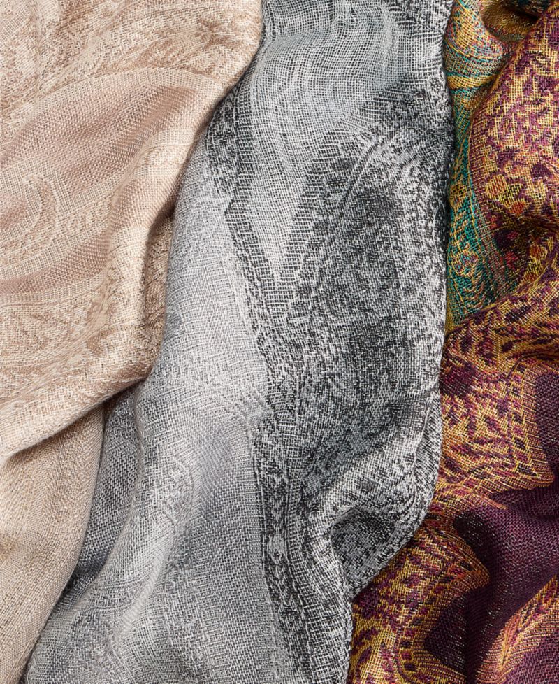All Over Paisley with Lurex Scarf