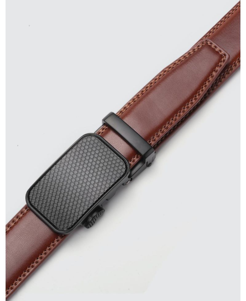 Men's Diagonal Weave Ratchet Belt