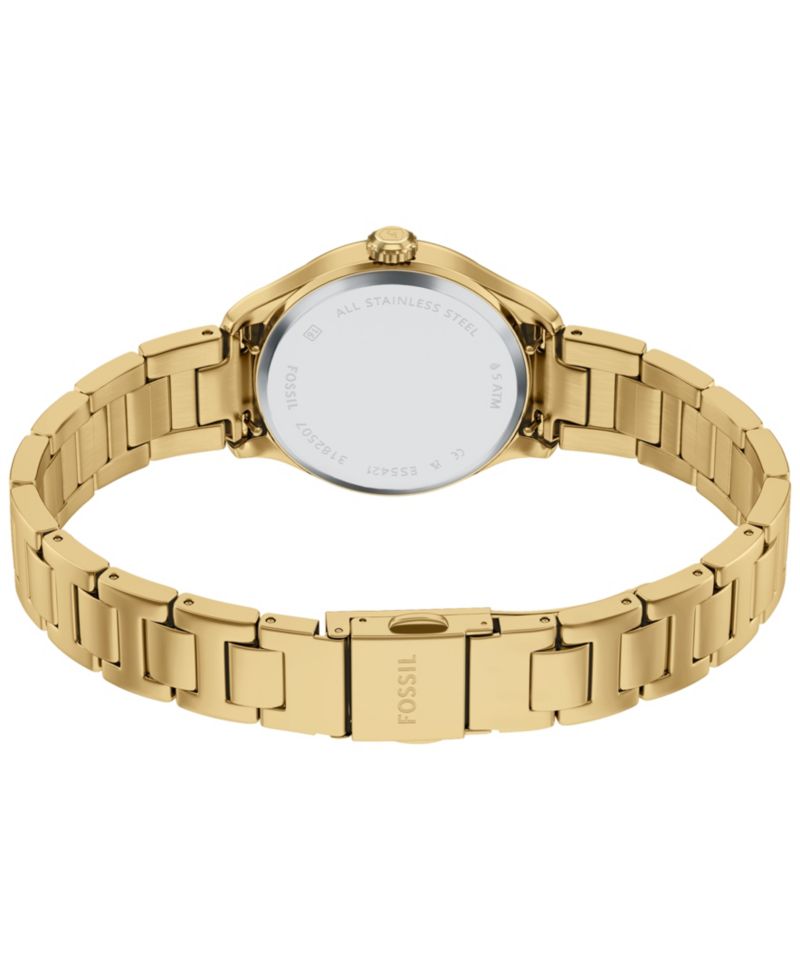 Women's Gilmore Three-Hand Gold-Tone Stainless Steel Watch, 28mm