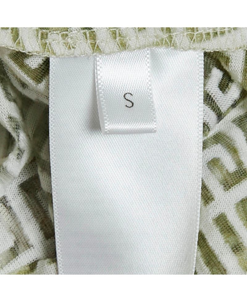 Women's Monogram Sheer Jacquard Knit Long Sleeve Top