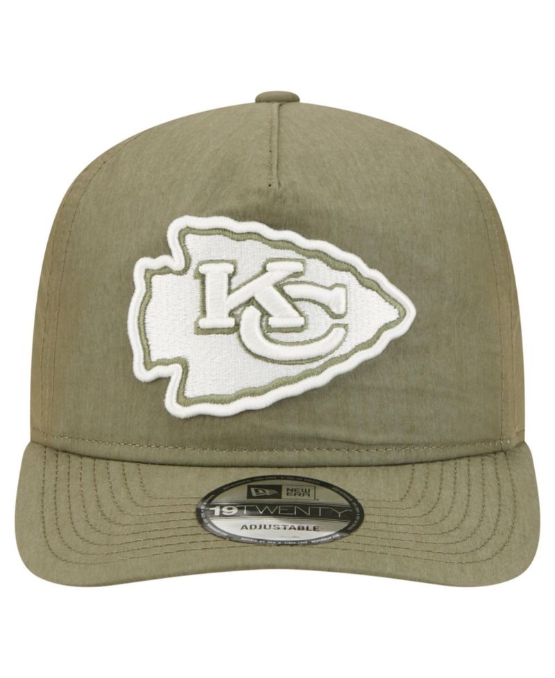 Men's Olive Kansas City Chiefs Nylon 19TWENTY Adjustable Hat