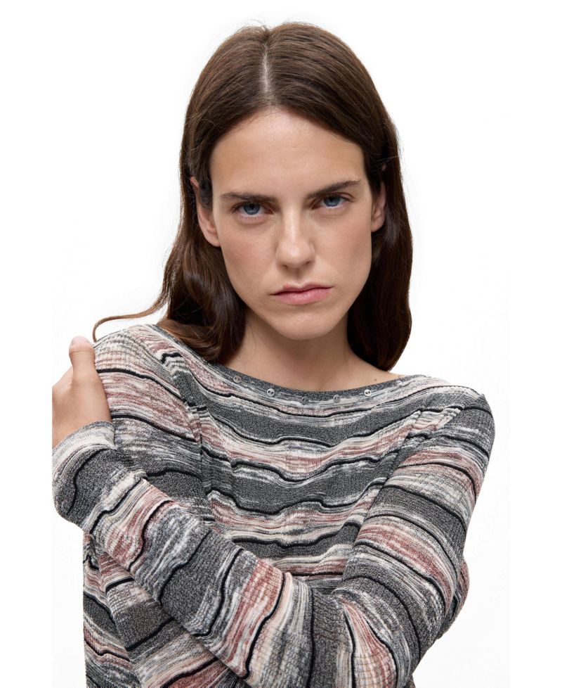 Women's Fine striped sweater