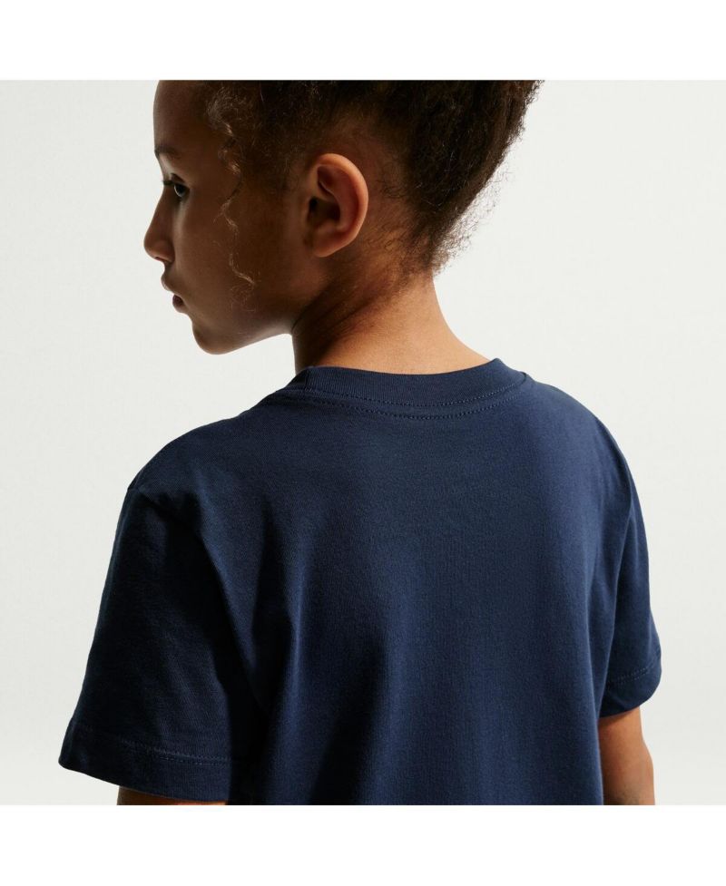 Big Boys and Girls Blue Usmnt Crest T-Shirt