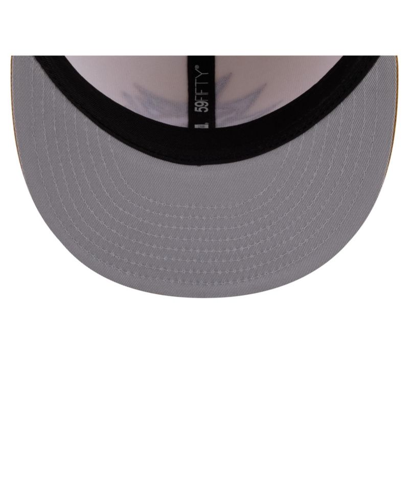Men's Cream/Tan San Jose Sharks Colorpack Two-Tone 59FIFTY Fitted Hat