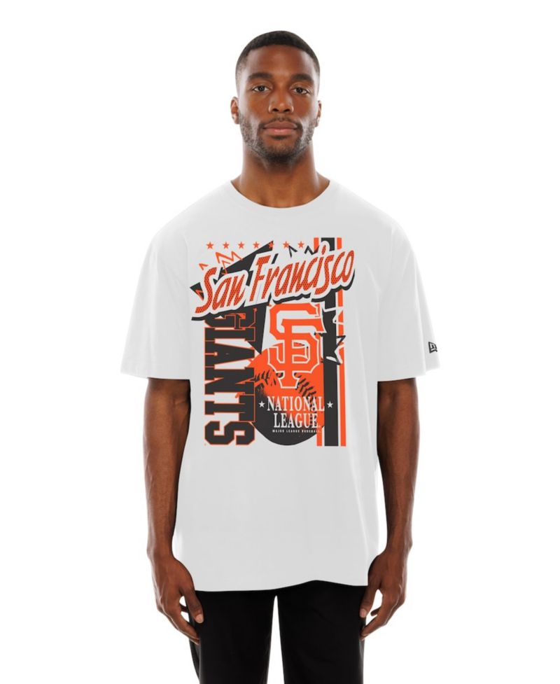 Men's White San Francisco Giants Big Graphic Domestic T-Shirt