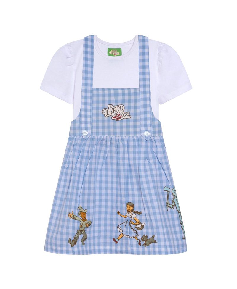 Girls Matching Family Bodysuit and Square Neck and Dress Outfit Set
